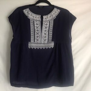 Madewell embroidered shirt